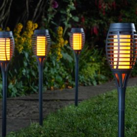 Party Flaming Torch Black - Set of 5